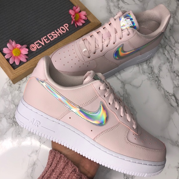 Nike Shoes - Nike Air Force is Pink Iridescent